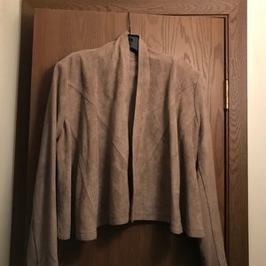 BCBG Mocha Suede Jacket